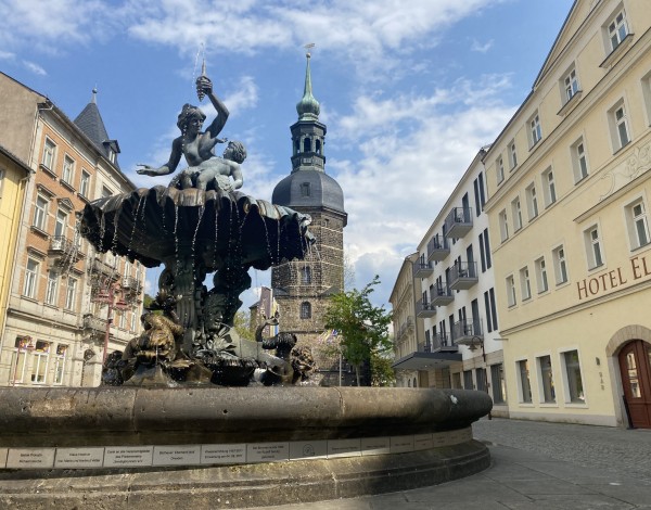Sendigbrunnen auf dem Martkplatz Bad Schandau